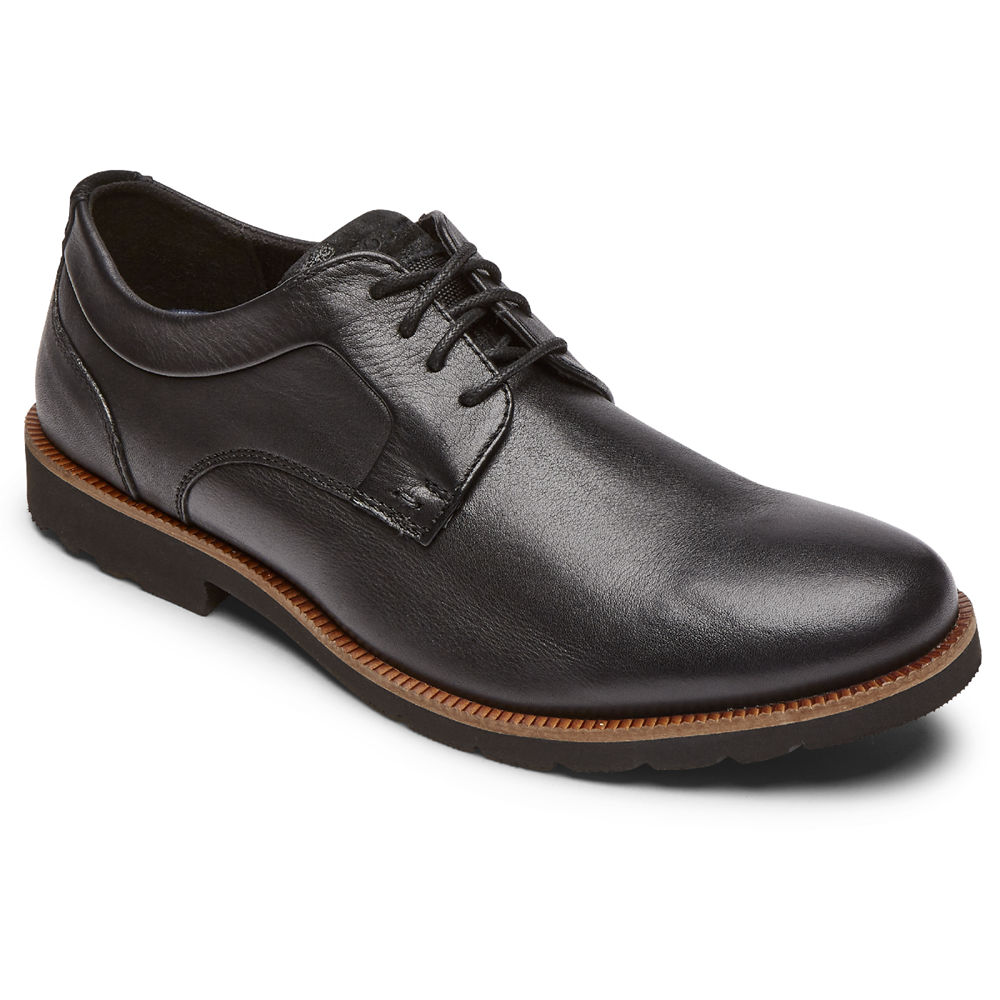 Rockport Mens Sharp & Ready 2 Plain Toe - Oxfords Black - IHK925867